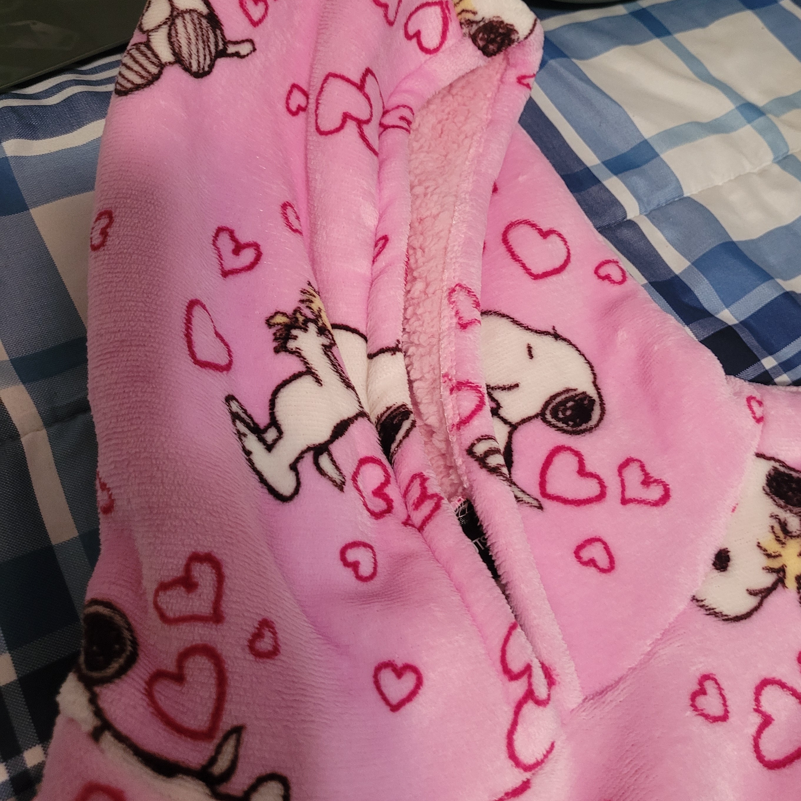 Peanuts Pink Puffer Jacket For Kids